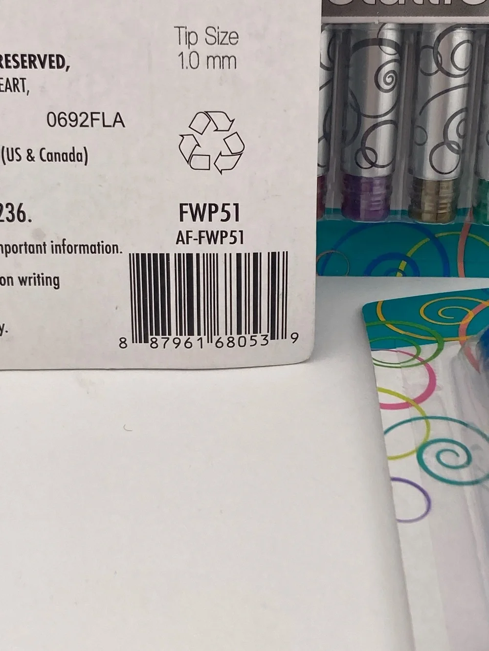 Metallic Gel Pens 5 Packs ~ 5 Pens per Pack